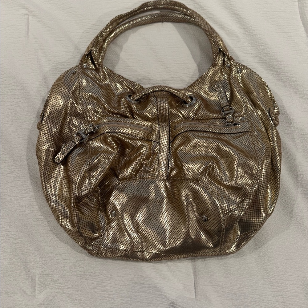 Y2K B Makowsky Gold‎ Bag